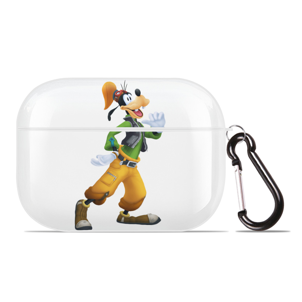 （画像用） ミッキーマウス Mickey Mouse 【AirPods Pro用】ハードシェル保護ケース 耐衝撃・防指紋・カラビナ付き商品仕様
