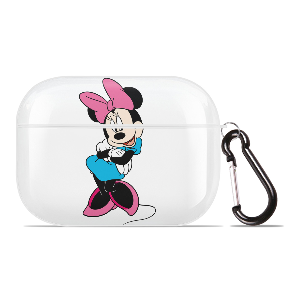 （画像用） ミッキーマウス Mickey Mouse 【AirPods Pro用】ハードシェル保護ケース 耐衝撃・防指紋・カラビナ付き商品仕様