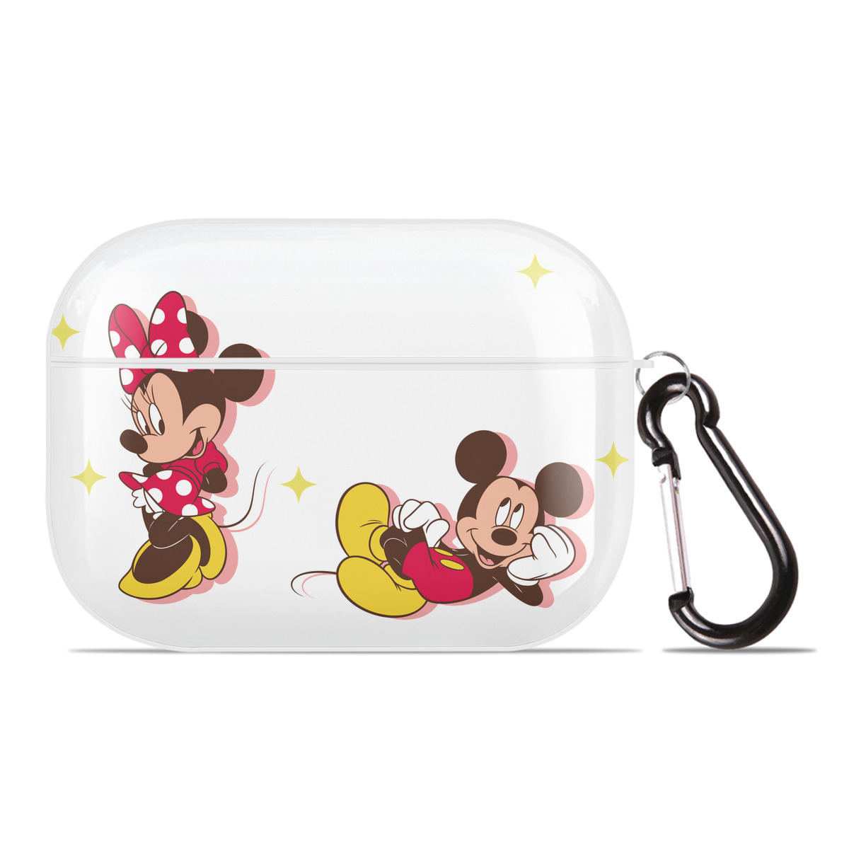 （画像用） ミッキーマウス Mickey Mouse 【AirPods Pro用】ハードシェル保護ケース 耐衝撃・防指紋・カラビナ付き商品仕様