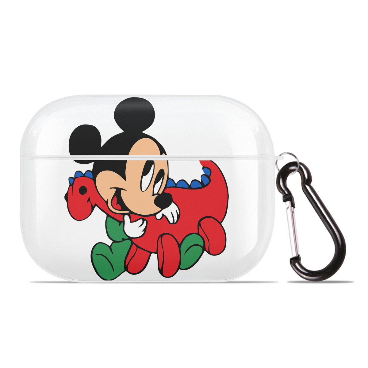 （画像用） ミッキーマウス Mickey Mouse 【AirPods Pro用】ハードシェル保護ケース 耐衝撃・防指紋・カラビナ付き商品仕様