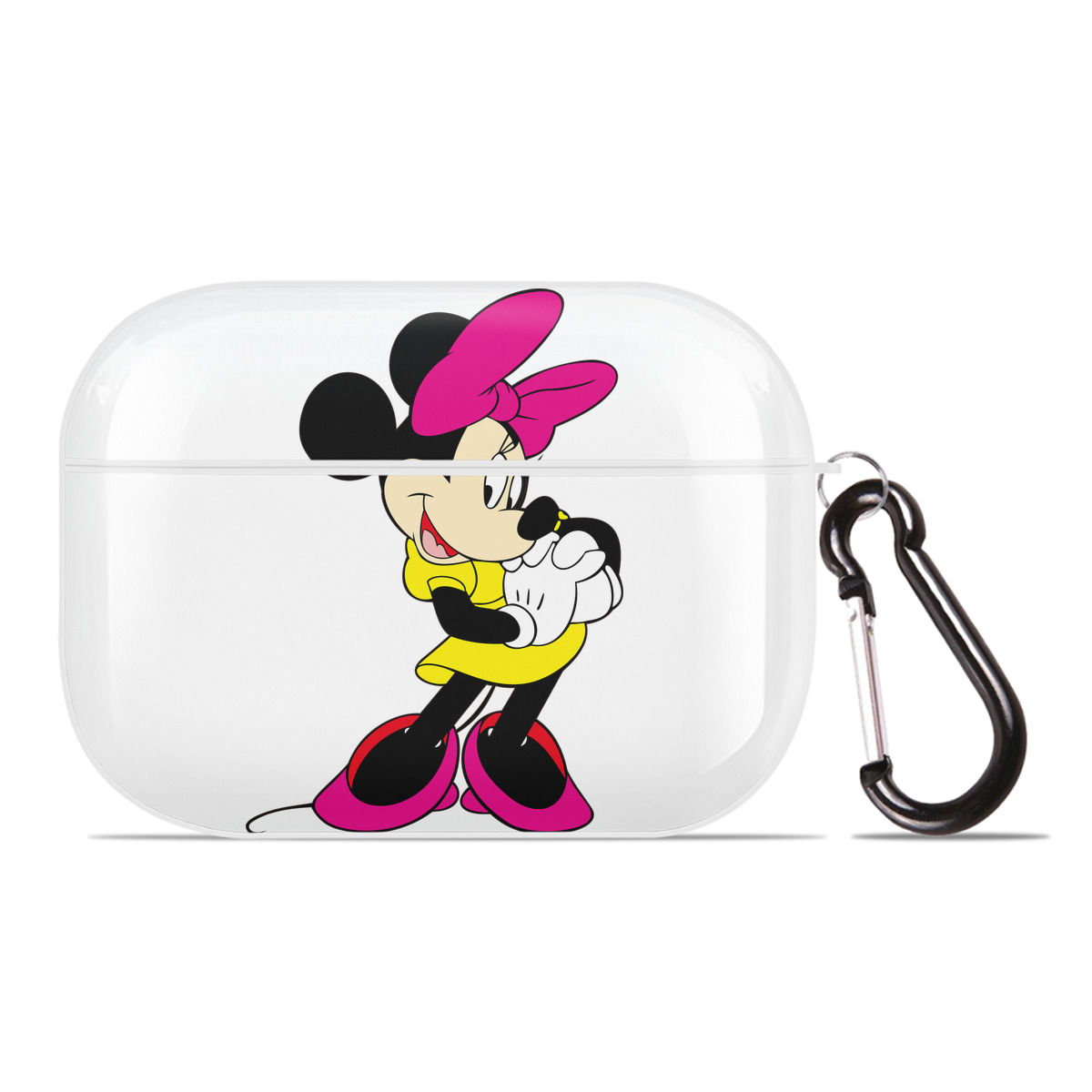 （画像用） ミッキーマウス Mickey Mouse 【AirPods Pro用】ハードシェル保護ケース 耐衝撃・防指紋・カラビナ付き商品仕様
