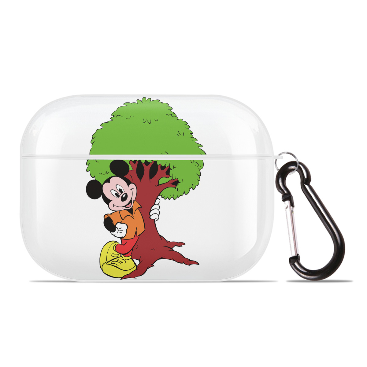 （画像用） ミッキーマウス Mickey Mouse 【AirPods Pro用】ハードシェル保護ケース 耐衝撃・防指紋・カラビナ付き商品仕様