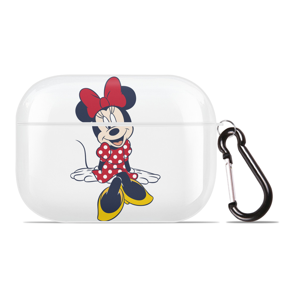 （画像用） ミッキーマウス Mickey Mouse 【AirPods Pro用】ハードシェル保護ケース 耐衝撃・防指紋・カラビナ付き商品仕様