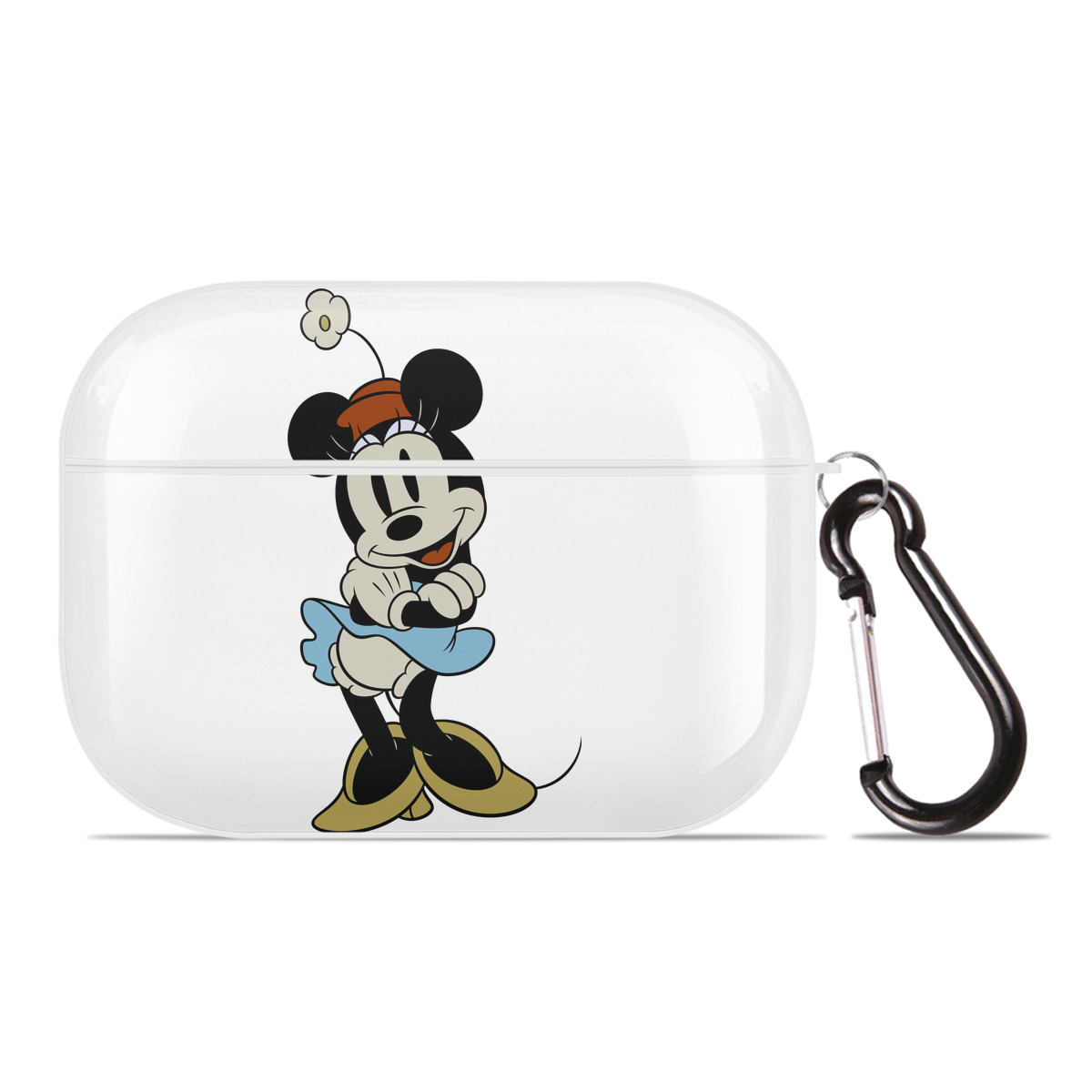 （画像用） ミッキーマウス Mickey Mouse 【AirPods Pro用】ハードシェル保護ケース 耐衝撃・防指紋・カラビナ付き商品仕様