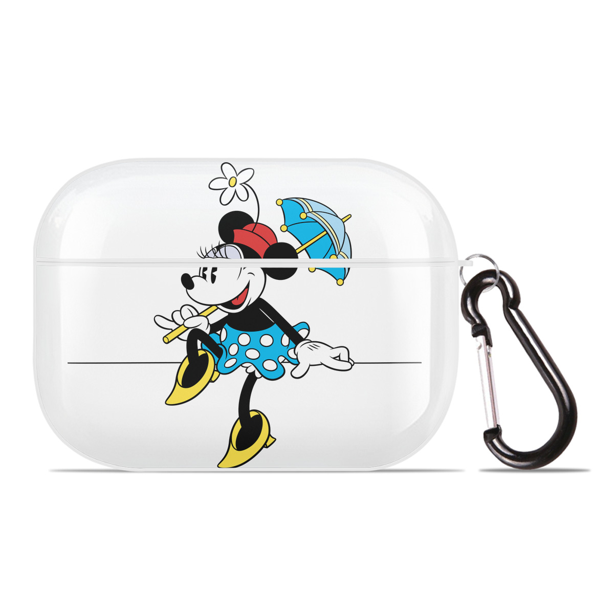 （画像用） ミッキーマウス Mickey Mouse 【AirPods Pro用】ハードシェル保護ケース 耐衝撃・防指紋・カラビナ付き商品仕様
