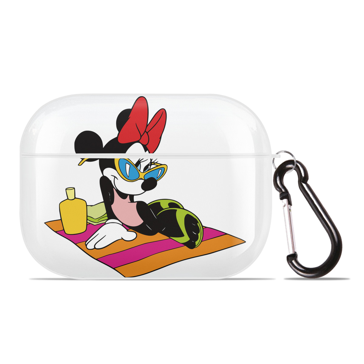 （画像用） ミッキーマウス Mickey Mouse 【AirPods Pro用】ハードシェル保護ケース 耐衝撃・防指紋・カラビナ付き商品仕様