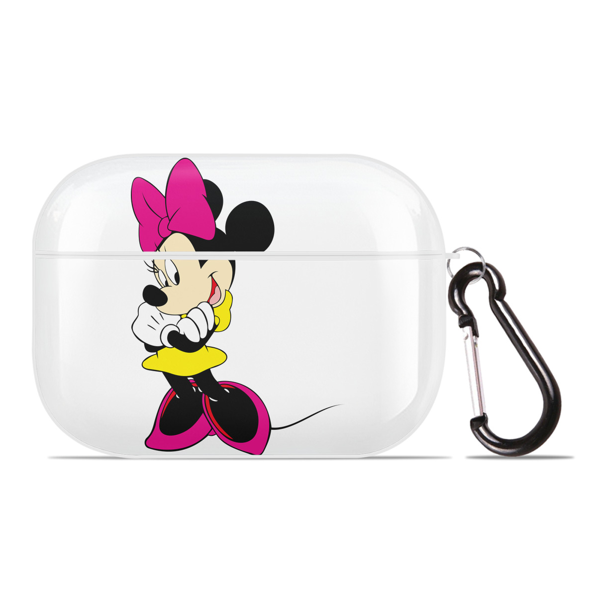 （画像用） ミッキーマウス Mickey Mouse 【AirPods Pro用】ハードシェル保護ケース 耐衝撃・防指紋・カラビナ付き商品仕様