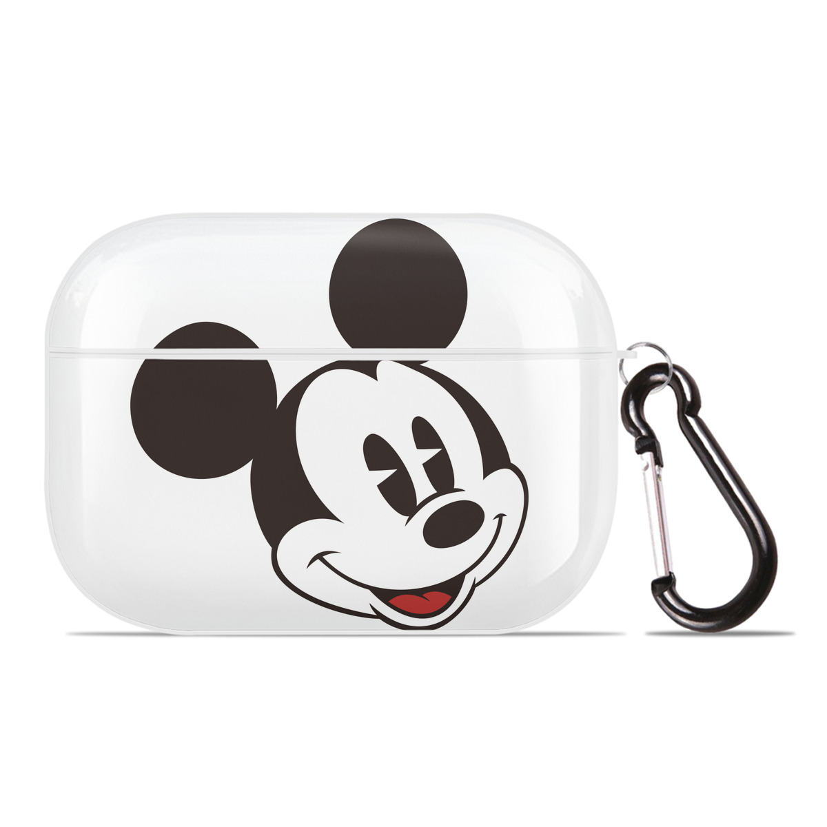 （画像用） ミッキーマウス Mickey Mouse 【AirPods Pro用】ハードシェル保護ケース 耐衝撃・防指紋・カラビナ付き商品仕様