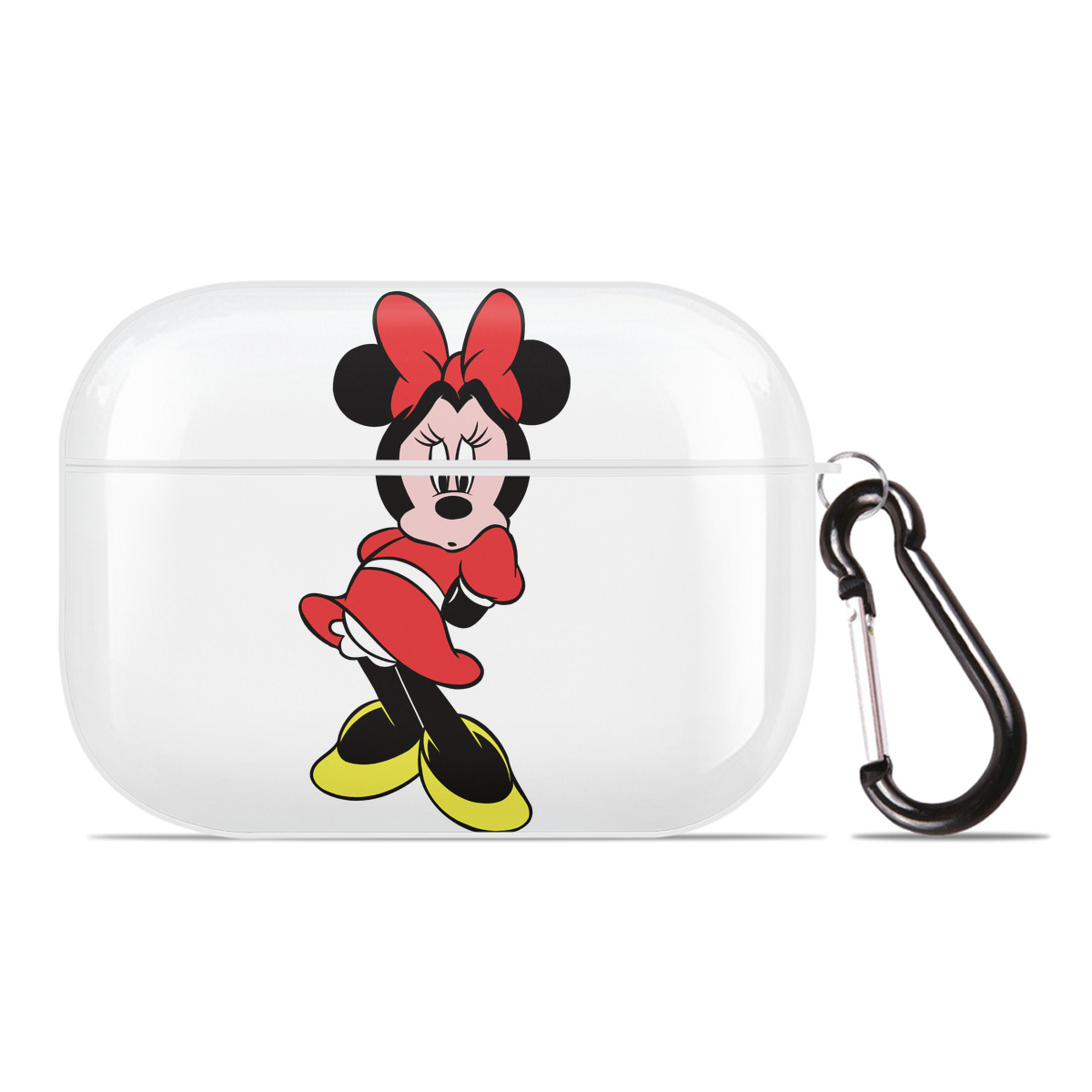 （画像用） ミッキーマウス Mickey Mouse 【AirPods Pro用】ハードシェル保護ケース 耐衝撃・防指紋・カラビナ付き商品仕様