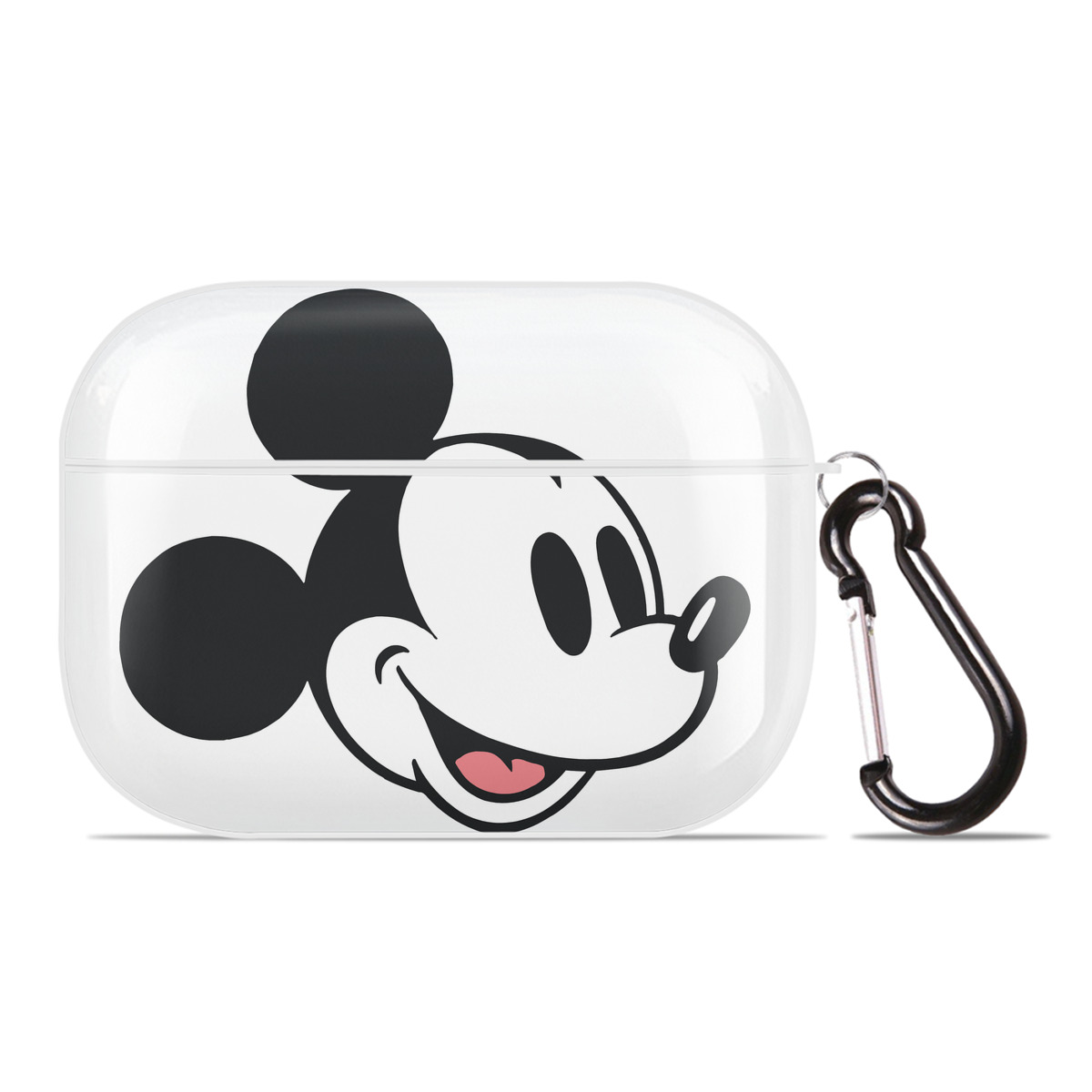 （画像用） ミッキーマウス Mickey Mouse 【AirPods Pro用】ハードシェル保護ケース 耐衝撃・防指紋・カラビナ付き商品仕様