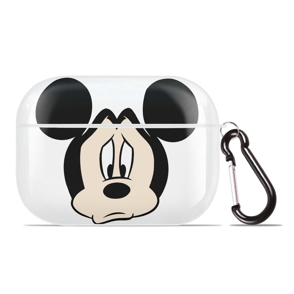 （画像用） ミッキーマウス Mickey Mouse 【AirPods Pro用】ハードシェル保護ケース 耐衝撃・防指紋・カラビナ付き商品仕様