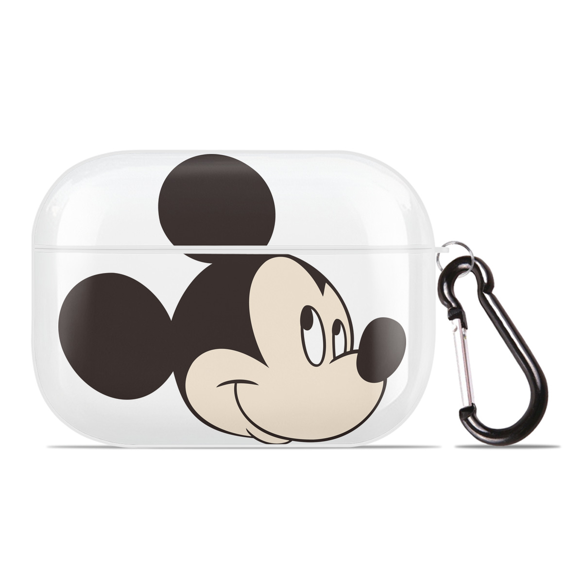 （画像用） ミッキーマウス Mickey Mouse 【AirPods Pro用】ハードシェル保護ケース 耐衝撃・防指紋・カラビナ付き商品仕様