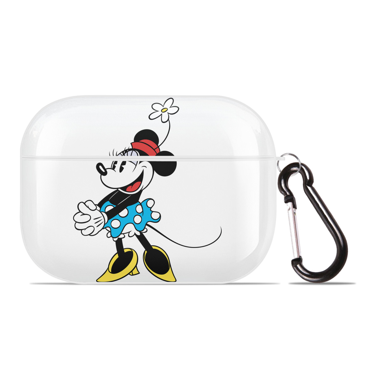 （画像用） ミッキーマウス Mickey Mouse 【AirPods Pro用】ハードシェル保護ケース 耐衝撃・防指紋・カラビナ付き商品仕様