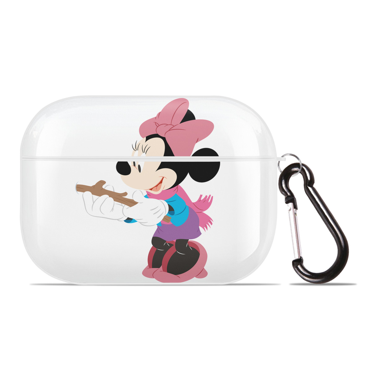（画像用） ミッキーマウス Mickey Mouse 【AirPods Pro用】ハードシェル保護ケース 耐衝撃・防指紋・カラビナ付き商品仕様