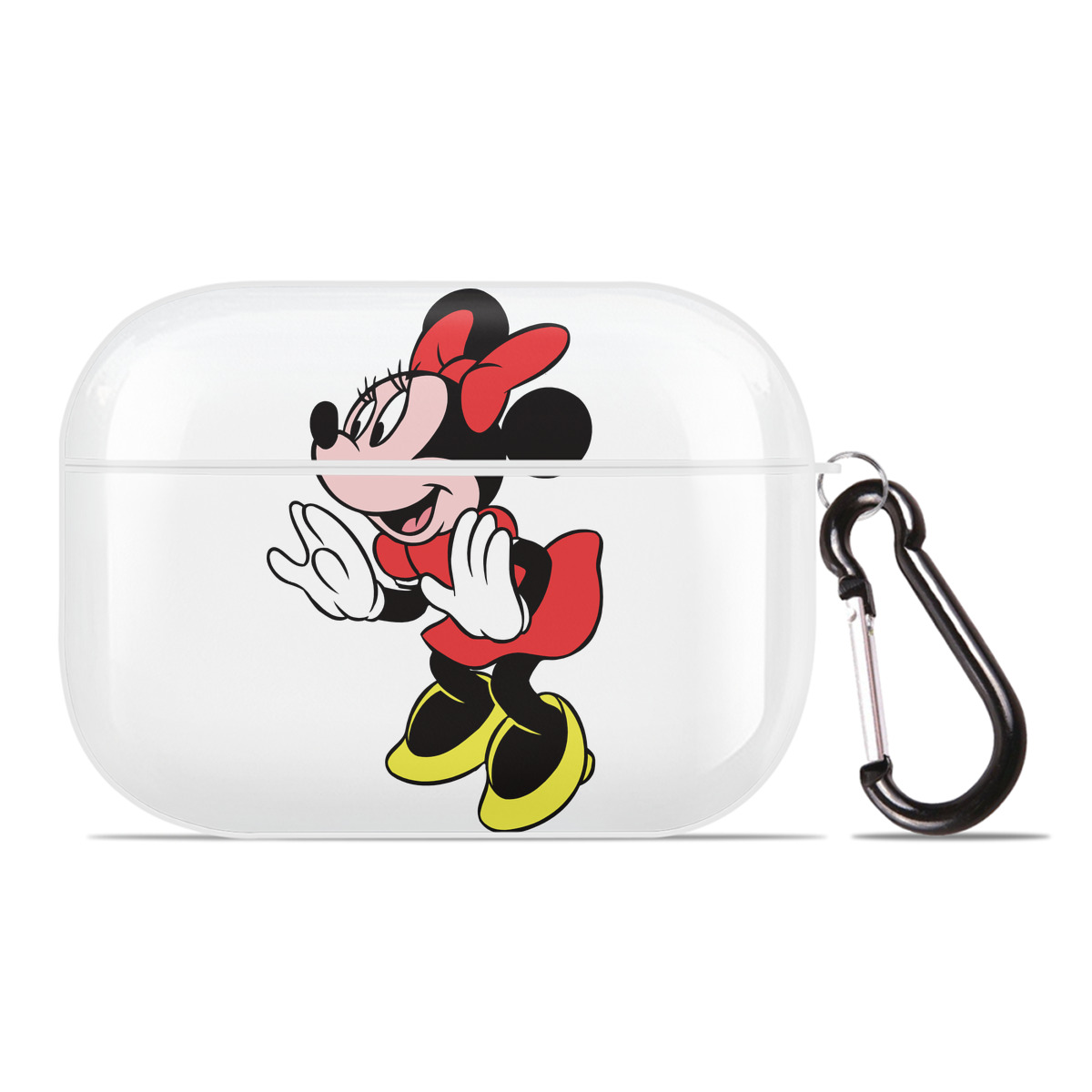 （画像用） ミッキーマウス Mickey Mouse 【AirPods Pro用】ハードシェル保護ケース 耐衝撃・防指紋・カラビナ付き商品仕様