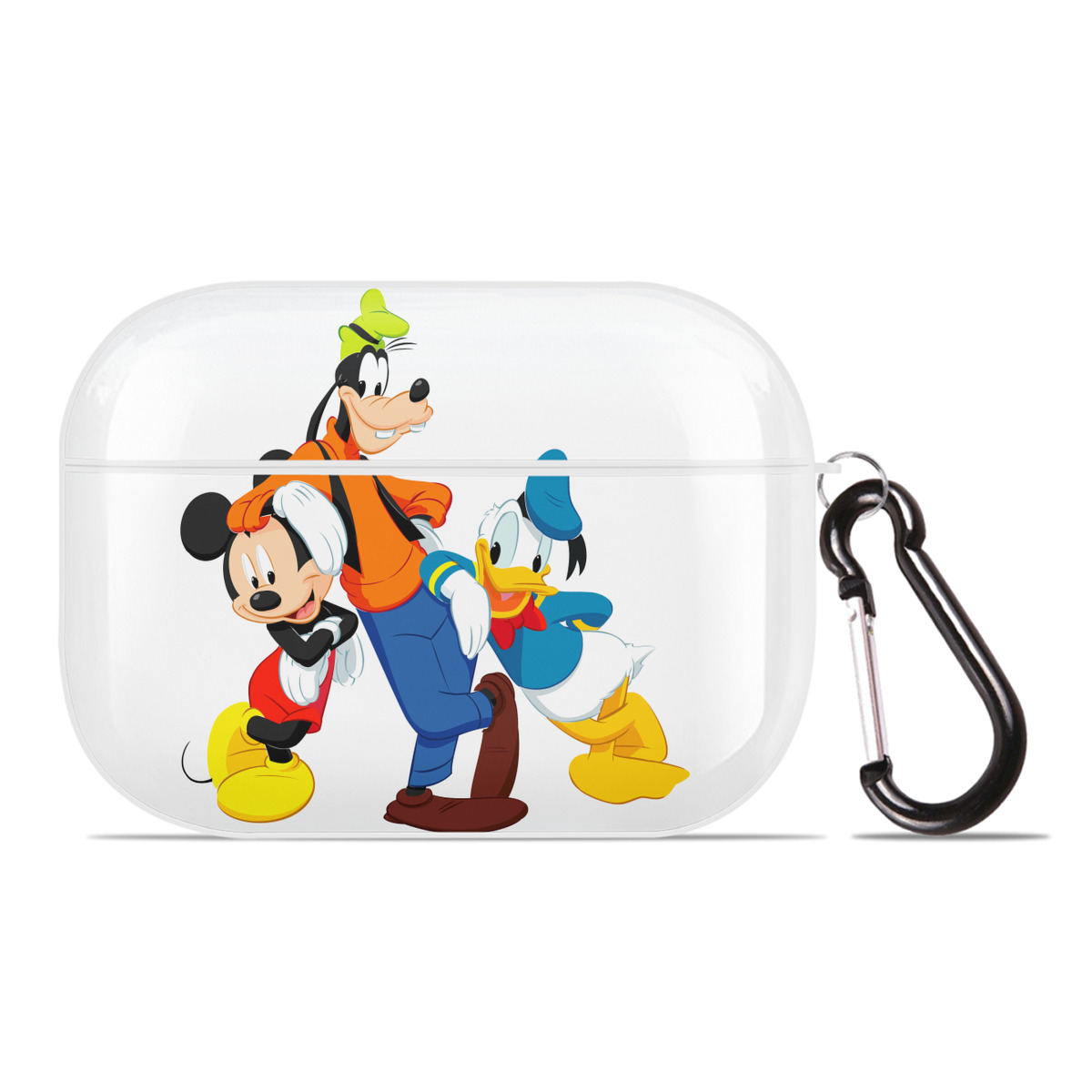 （画像用） ミッキーマウス Mickey Mouse 【AirPods Pro用】ハードシェル保護ケース 耐衝撃・防指紋・カラビナ付き商品仕様