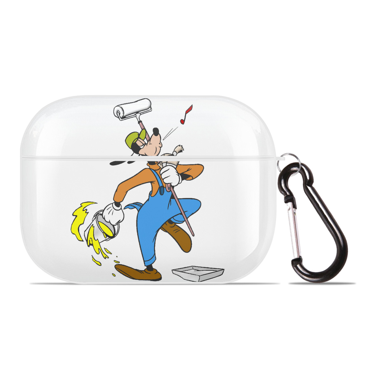（画像用） ミッキーマウス Mickey Mouse 【AirPods Pro用】ハードシェル保護ケース 耐衝撃・防指紋・カラビナ付き商品仕様