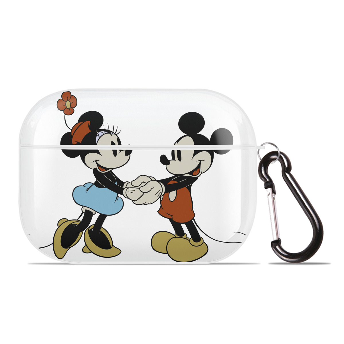 （画像用） ミッキーマウス Mickey Mouse 【AirPods Pro用】ハードシェル保護ケース 耐衝撃・防指紋・カラビナ付き商品仕様