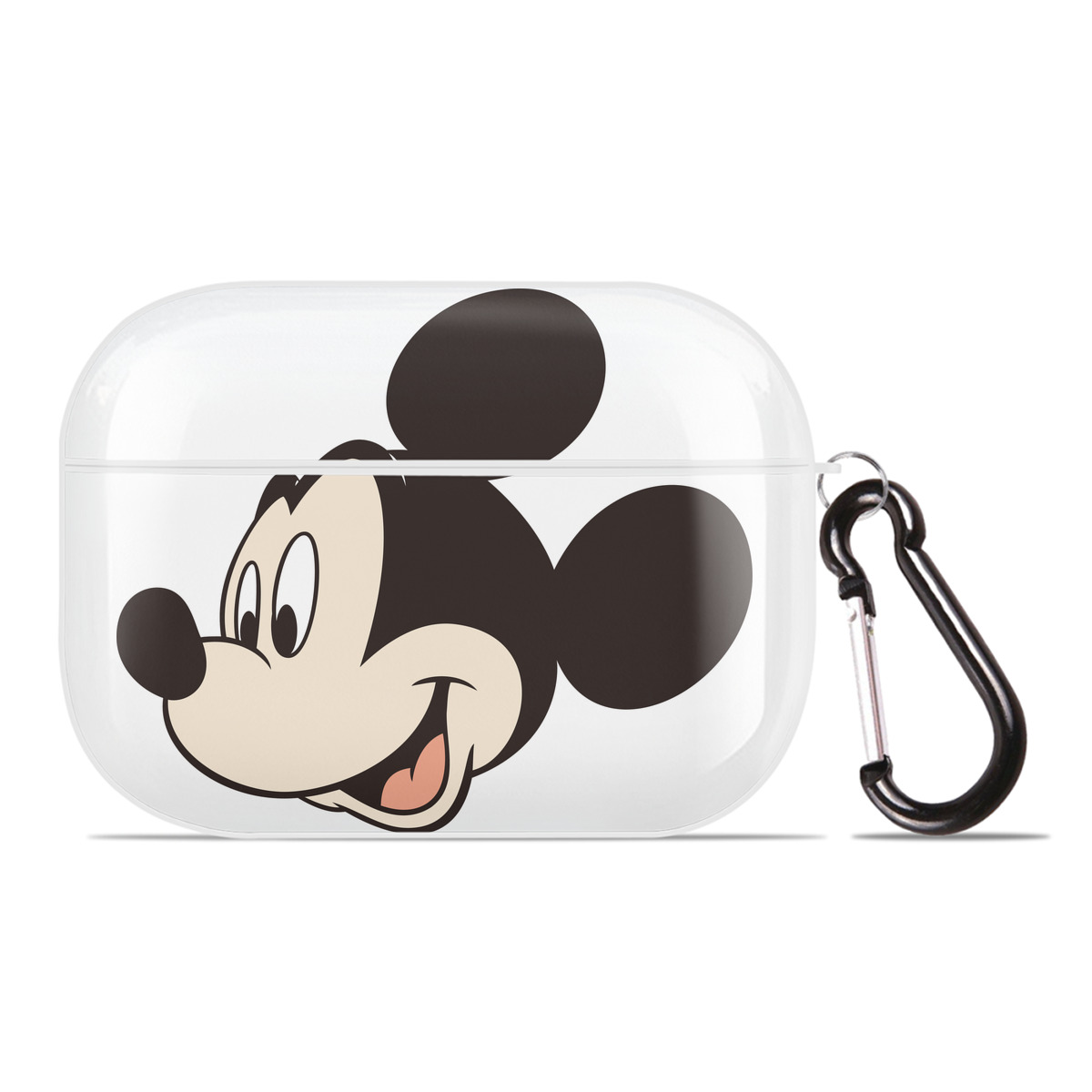 （画像用） ミッキーマウス Mickey Mouse 【AirPods Pro用】ハードシェル保護ケース 耐衝撃・防指紋・カラビナ付き商品仕様