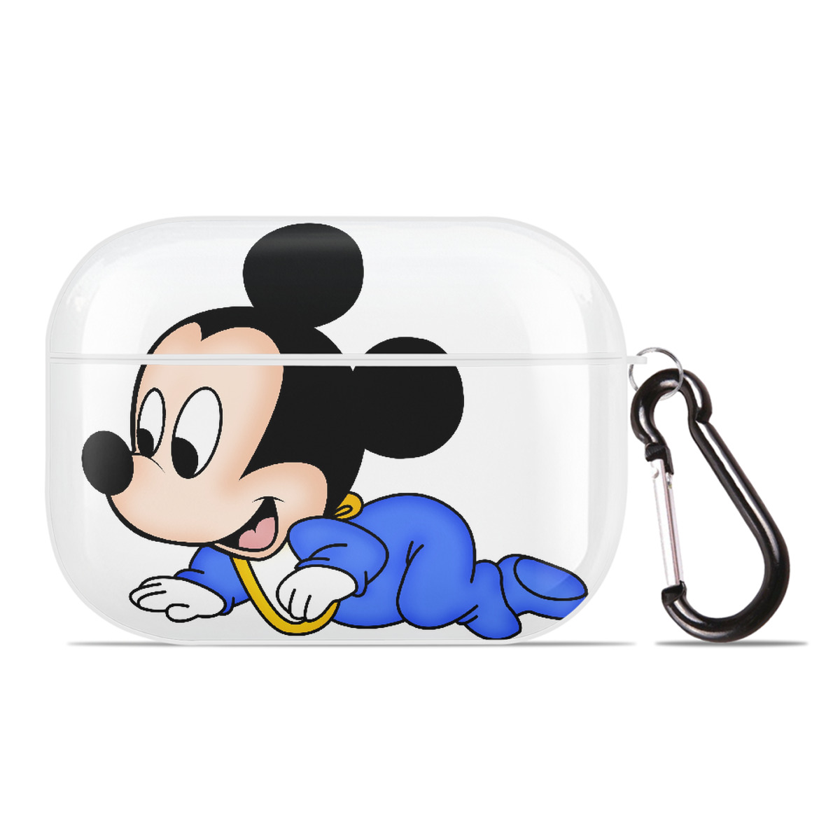 （画像用） ミッキーマウス Mickey Mouse 【AirPods Pro用】ハードシェル保護ケース 耐衝撃・防指紋・カラビナ付き商品仕様