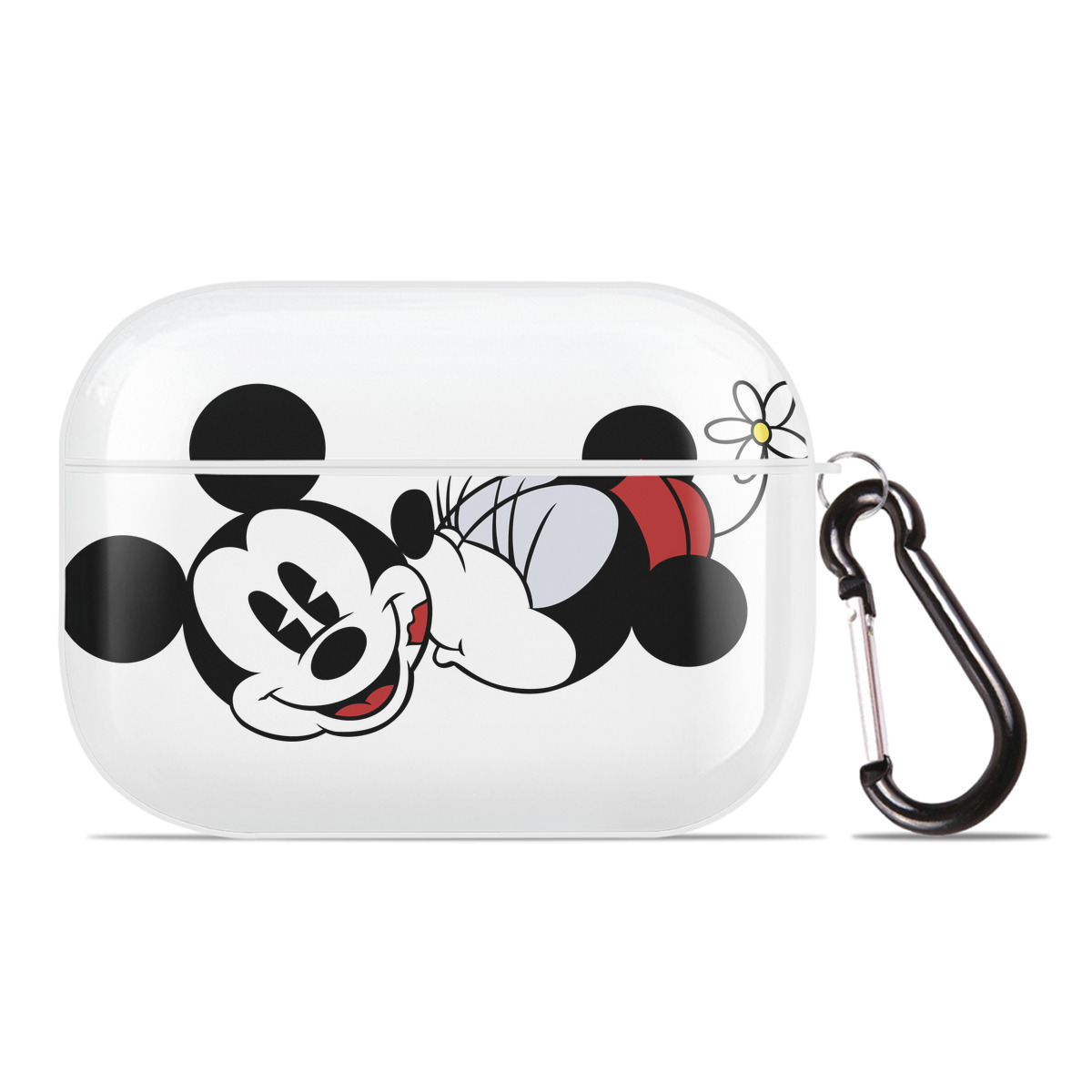 （画像用） ミッキーマウス Mickey Mouse 【AirPods Pro用】ハードシェル保護ケース 耐衝撃・防指紋・カラビナ付き商品仕様