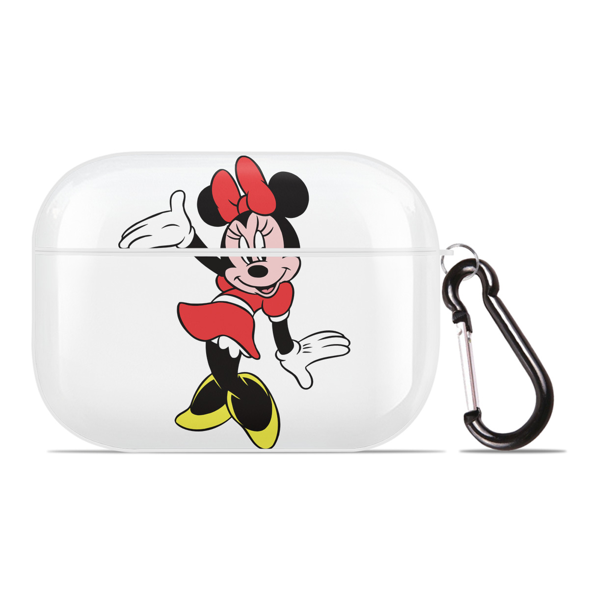 （画像用） ミッキーマウス Mickey Mouse 【AirPods Pro用】ハードシェル保護ケース 耐衝撃・防指紋・カラビナ付き商品仕様