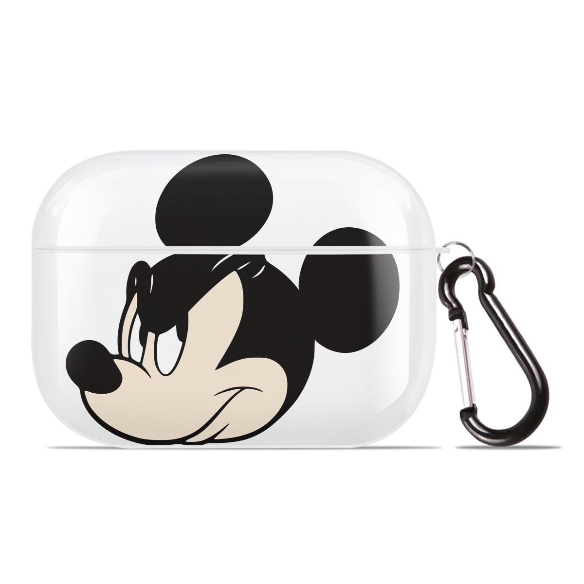 （画像用） ミッキーマウス Mickey Mouse 【AirPods Pro用】ハードシェル保護ケース 耐衝撃・防指紋・カラビナ付き商品仕様