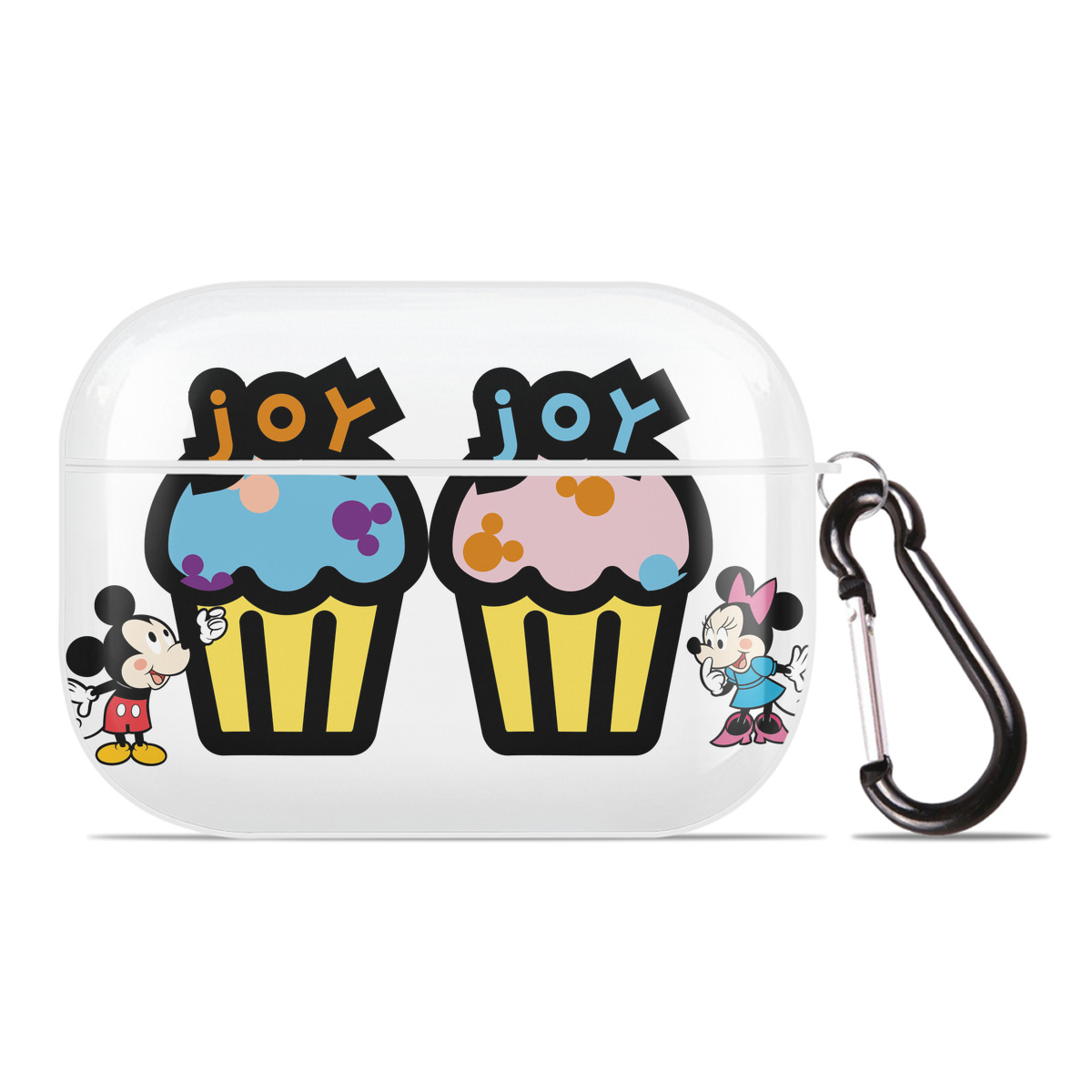 （画像用） ミッキーマウス Mickey Mouse 【AirPods Pro用】ハードシェル保護ケース 耐衝撃・防指紋・カラビナ付き商品仕様