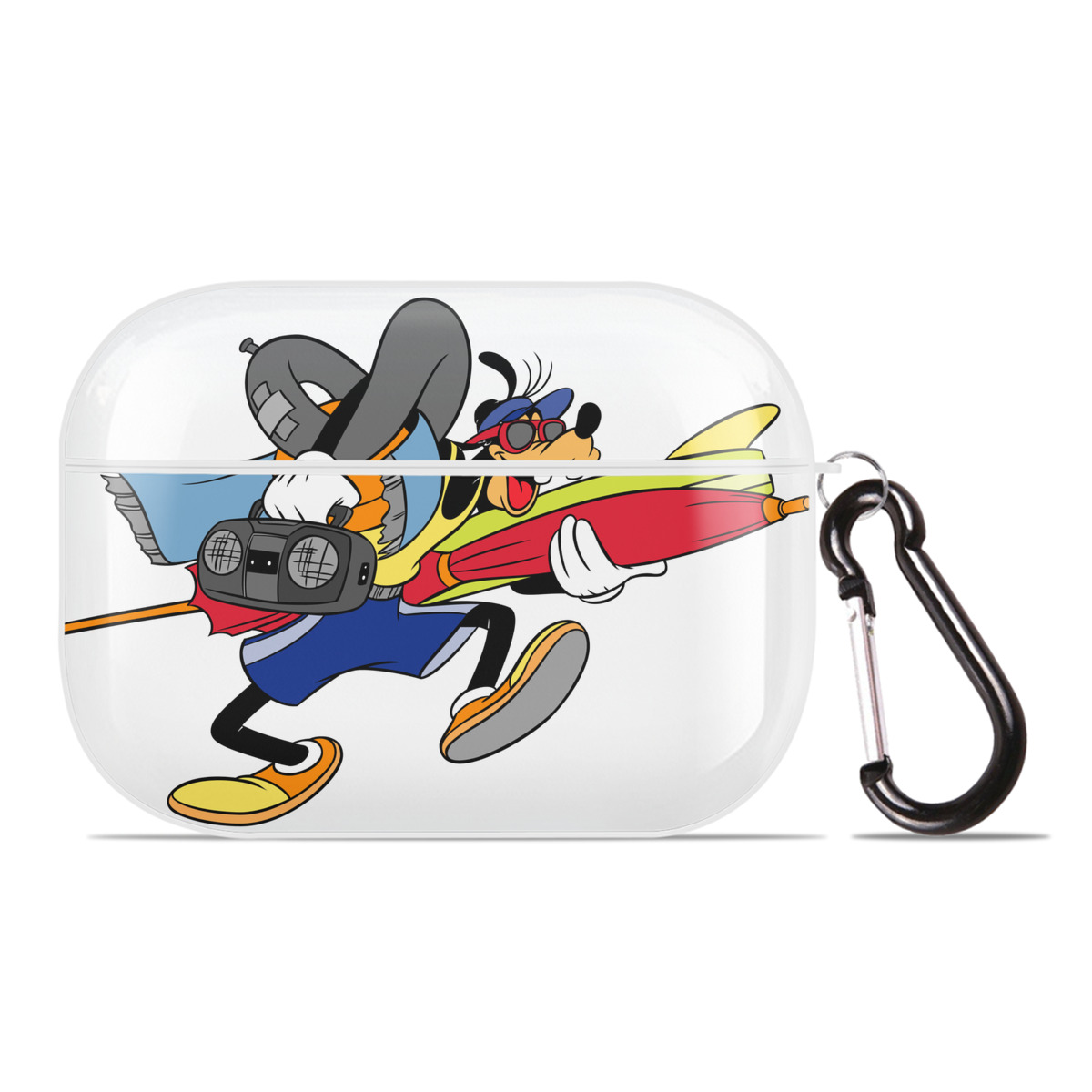 （画像用） ミッキーマウス Mickey Mouse 【AirPods Pro用】ハードシェル保護ケース 耐衝撃・防指紋・カラビナ付き商品仕様