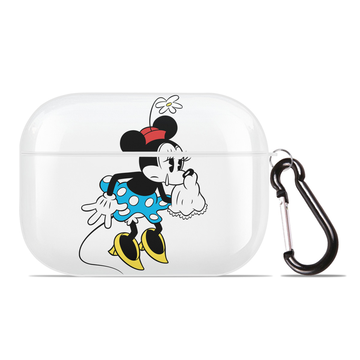 （画像用） ミッキーマウス Mickey Mouse 【AirPods Pro用】ハードシェル保護ケース 耐衝撃・防指紋・カラビナ付き商品仕様