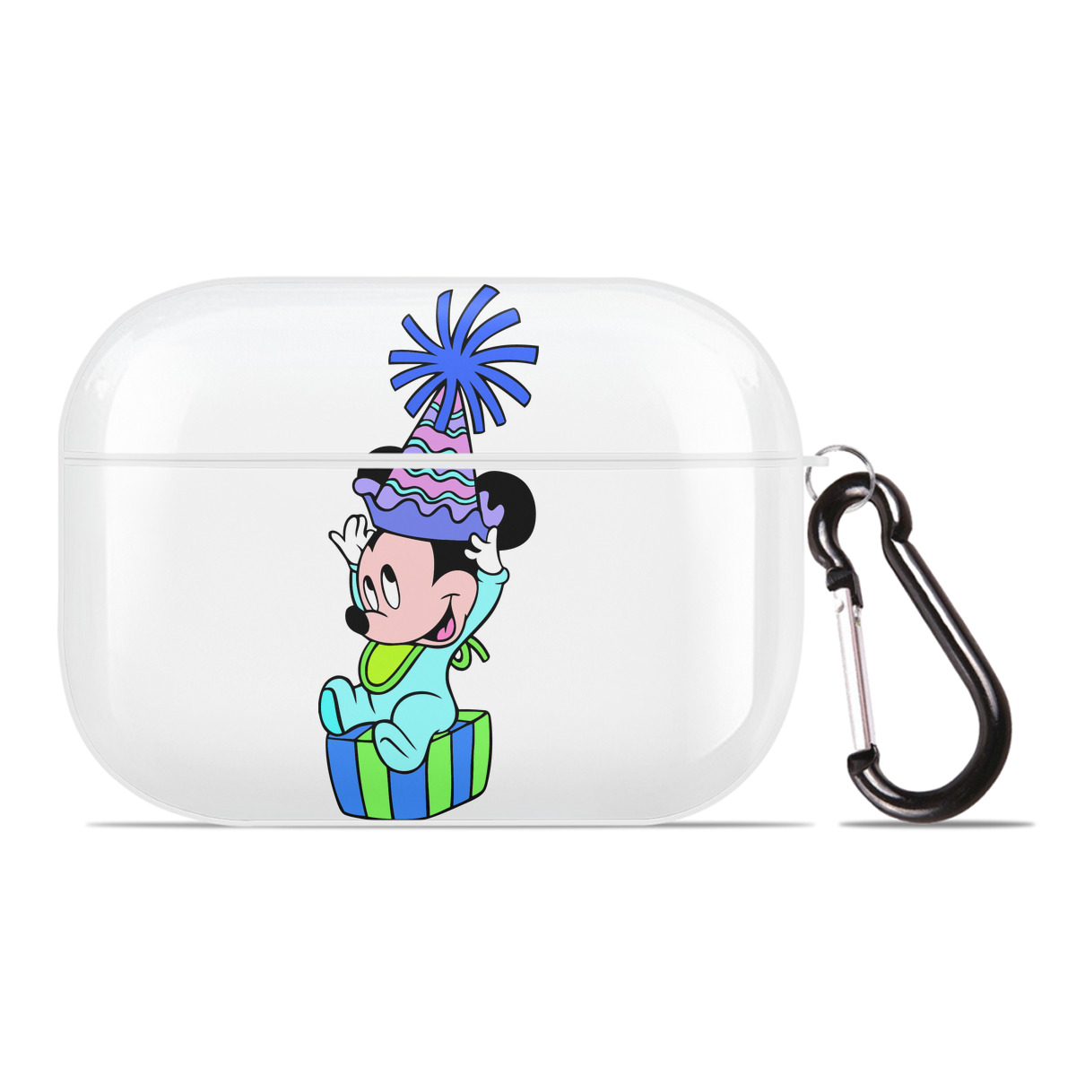（画像用） ミッキーマウス Mickey Mouse 【AirPods Pro用】ハードシェル保護ケース 耐衝撃・防指紋・カラビナ付き商品仕様