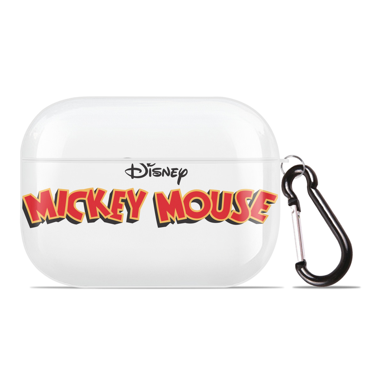 （画像用） ミッキーマウス Mickey Mouse 【AirPods Pro用】ハードシェル保護ケース 耐衝撃・防指紋・カラビナ付き商品仕様