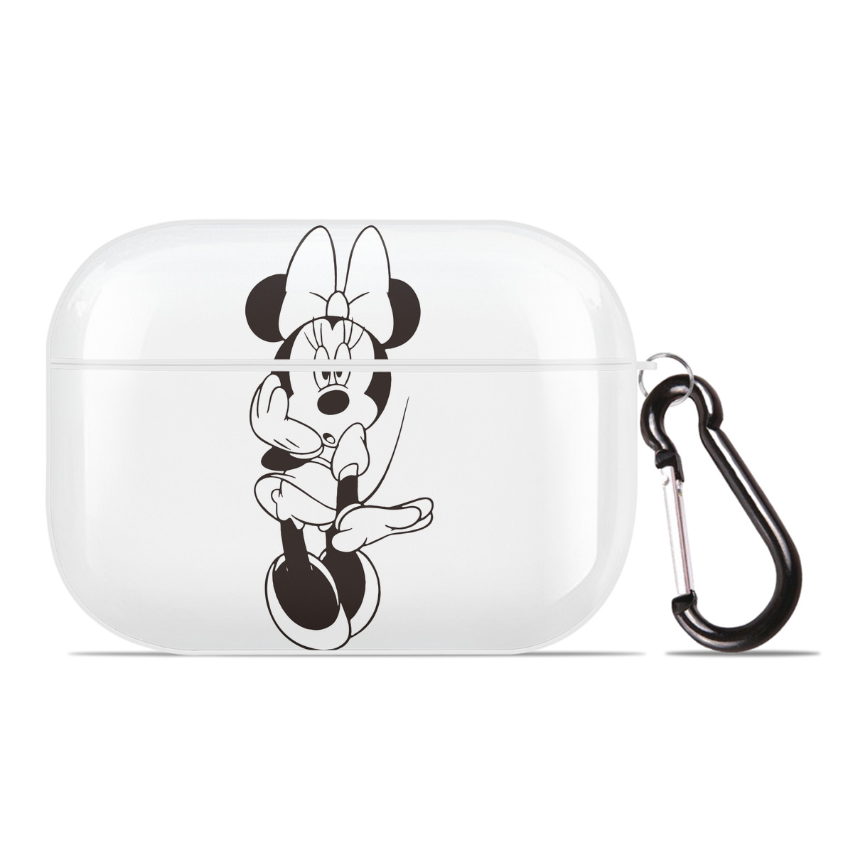 （画像用） ミッキーマウス Mickey Mouse 【AirPods Pro用】ハードシェル保護ケース 耐衝撃・防指紋・カラビナ付き商品仕様