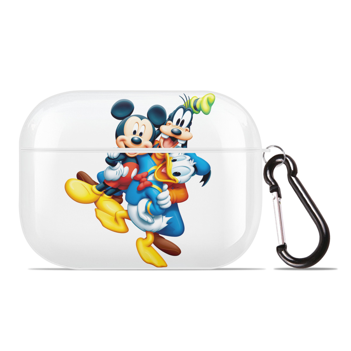 （画像用） ミッキーマウス Mickey Mouse 【AirPods Pro用】ハードシェル保護ケース 耐衝撃・防指紋・カラビナ付き商品仕様
