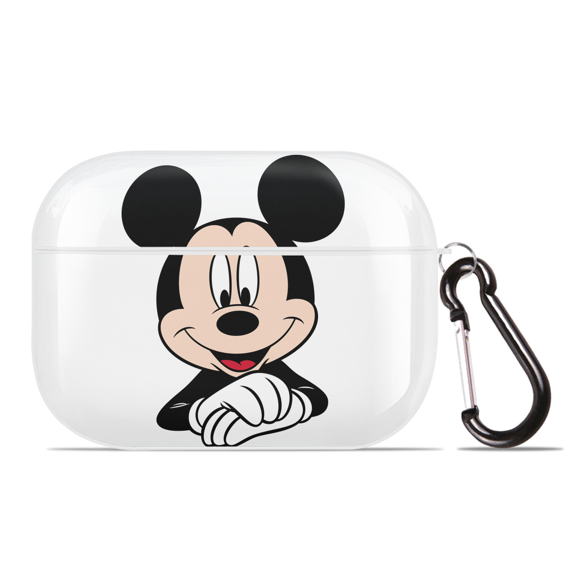 （画像用） ミッキーマウス Mickey Mouse 【AirPods Pro用】ハードシェル保護ケース 耐衝撃・防指紋・カラビナ付き商品仕様