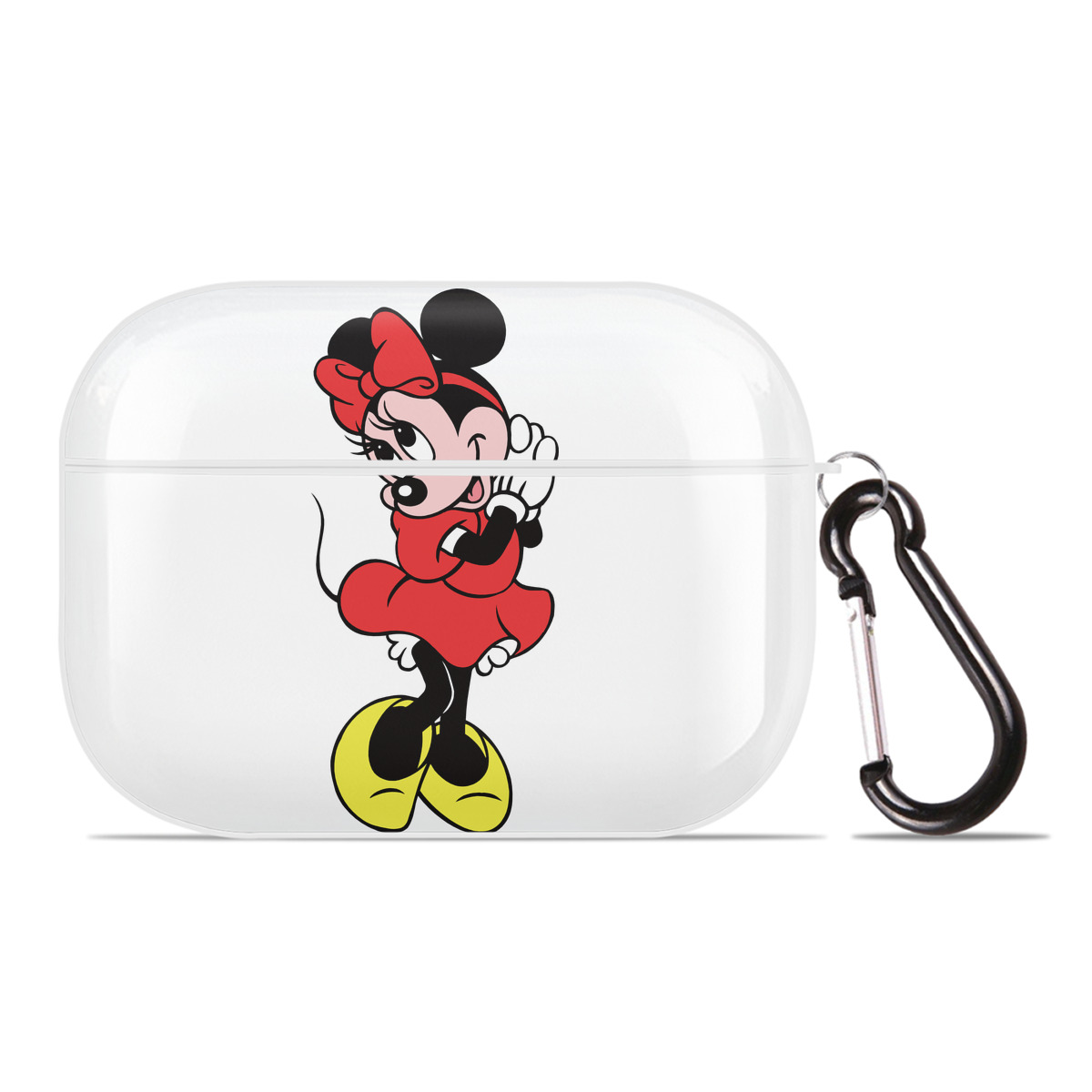 （画像用） ミッキーマウス Mickey Mouse 【AirPods Pro用】ハードシェル保護ケース 耐衝撃・防指紋・カラビナ付き商品仕様
