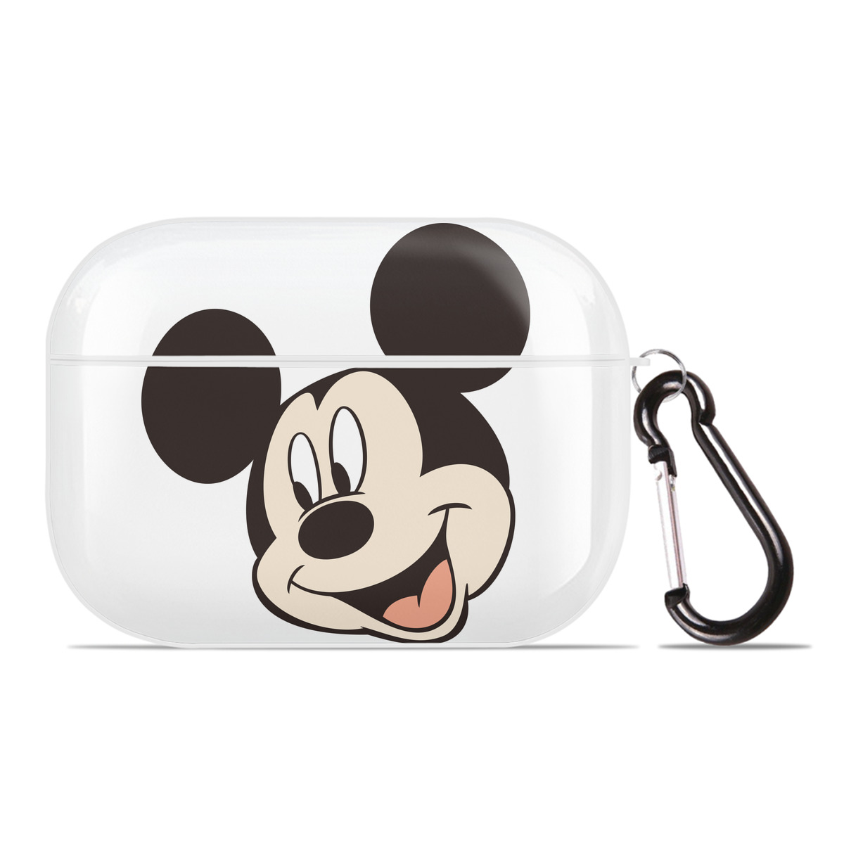 （画像用） ミッキーマウス Mickey Mouse 【AirPods Pro用】ハードシェル保護ケース 耐衝撃・防指紋・カラビナ付き商品仕様