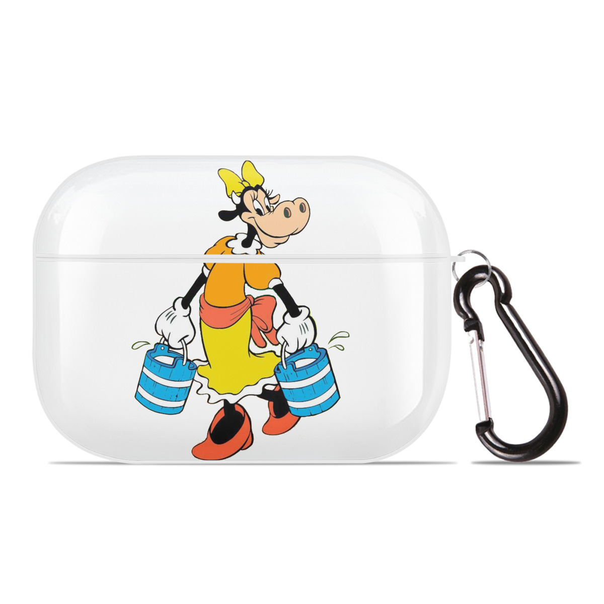 （画像用） ミッキーマウス Mickey Mouse 【AirPods Pro用】ハードシェル保護ケース 耐衝撃・防指紋・カラビナ付き商品仕様
