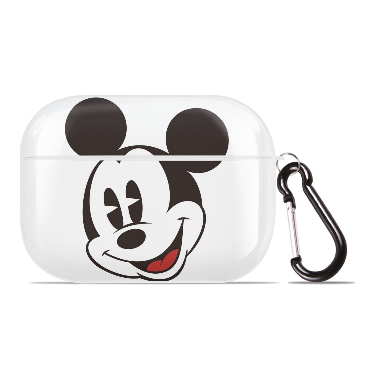 （画像用） ミッキーマウス Mickey Mouse 【AirPods Pro用】ハードシェル保護ケース 耐衝撃・防指紋・カラビナ付き商品仕様
