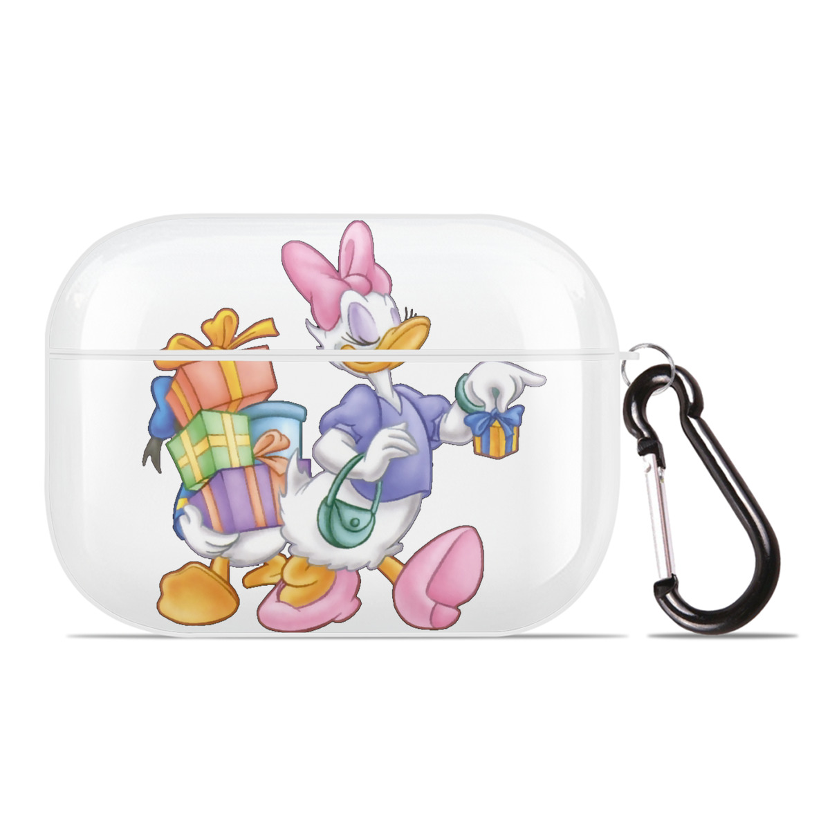 （画像用） ミッキーマウス Mickey Mouse 【AirPods Pro用】ハードシェル保護ケース 耐衝撃・防指紋・カラビナ付き商品仕様