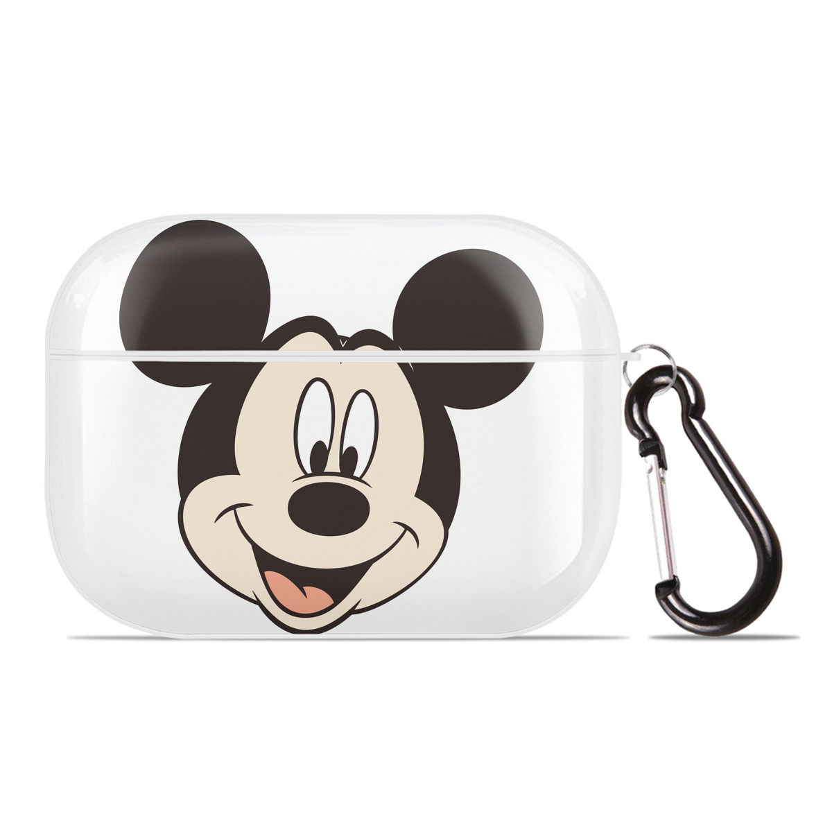 （画像用） ミッキーマウス Mickey Mouse 【AirPods Pro用】ハードシェル保護ケース 耐衝撃・防指紋・カラビナ付き商品仕様