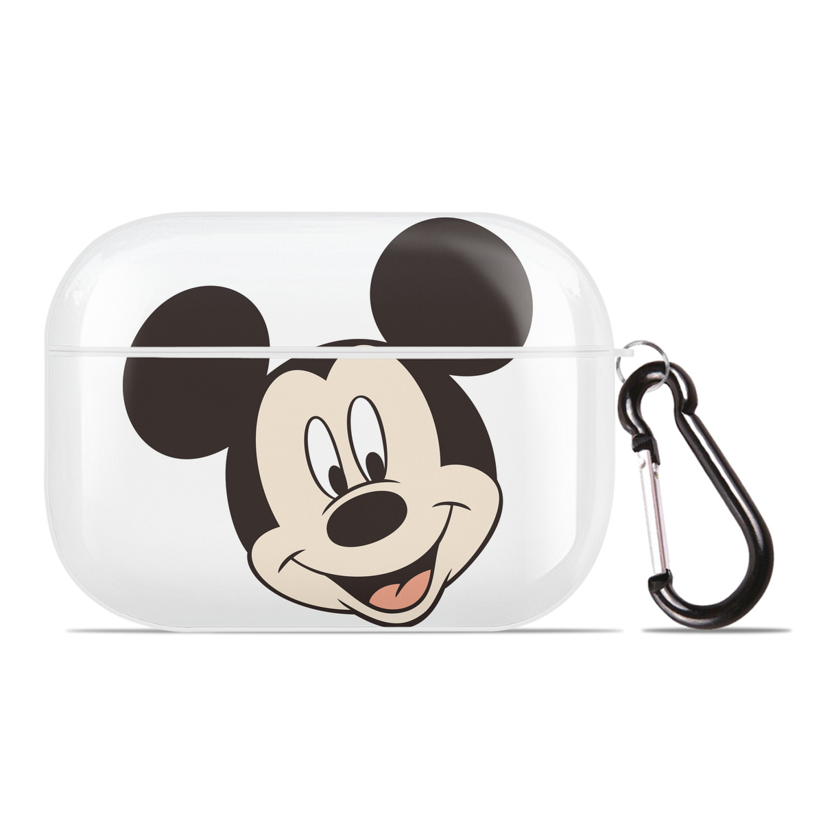 （画像用） ミッキーマウス Mickey Mouse 【AirPods Pro用】ハードシェル保護ケース 耐衝撃・防指紋・カラビナ付き商品仕様