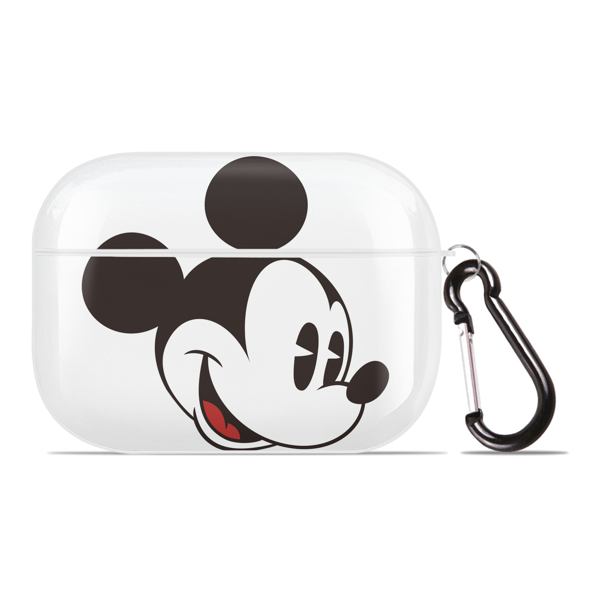 （画像用） ミッキーマウス Mickey Mouse 【AirPods Pro用】ハードシェル保護ケース 耐衝撃・防指紋・カラビナ付き商品仕様