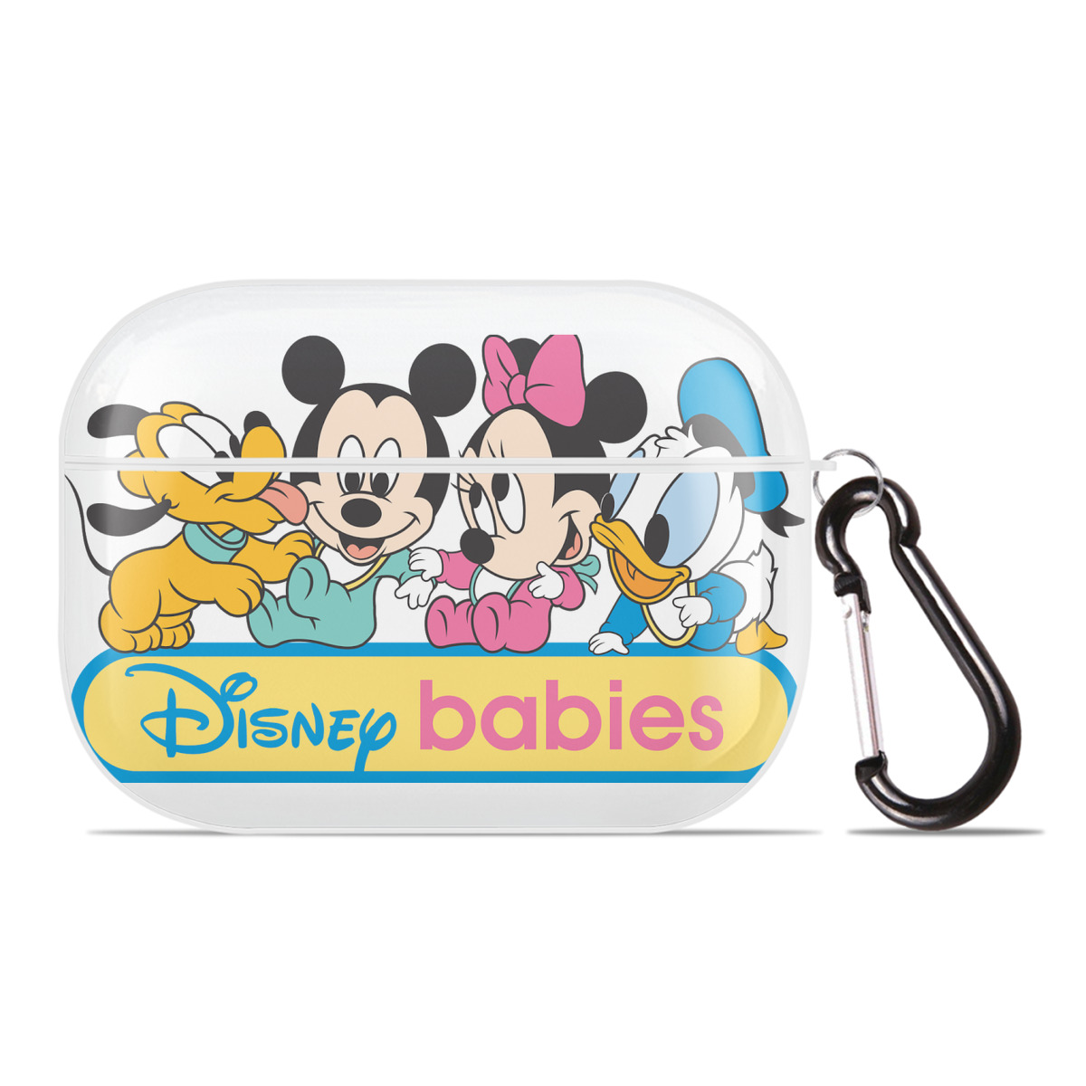 （画像用） ミッキーマウス Mickey Mouse 【AirPods Pro用】ハードシェル保護ケース 耐衝撃・防指紋・カラビナ付き商品仕様