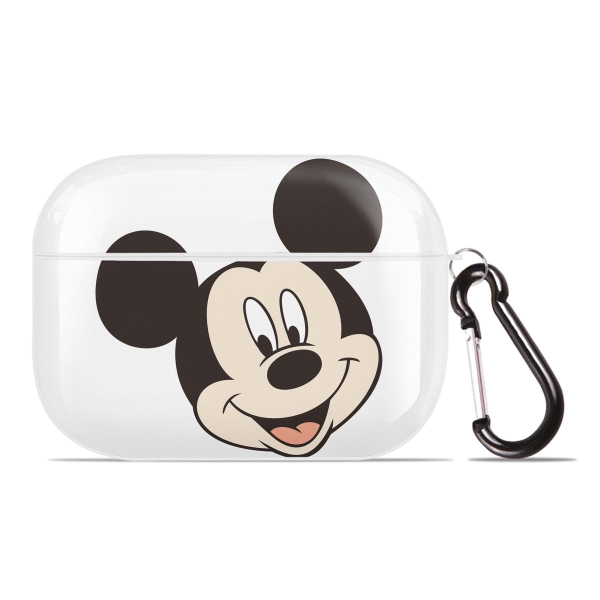 （画像用） ミッキーマウス Mickey Mouse 【AirPods Pro用】ハードシェル保護ケース 耐衝撃・防指紋・カラビナ付き商品仕様