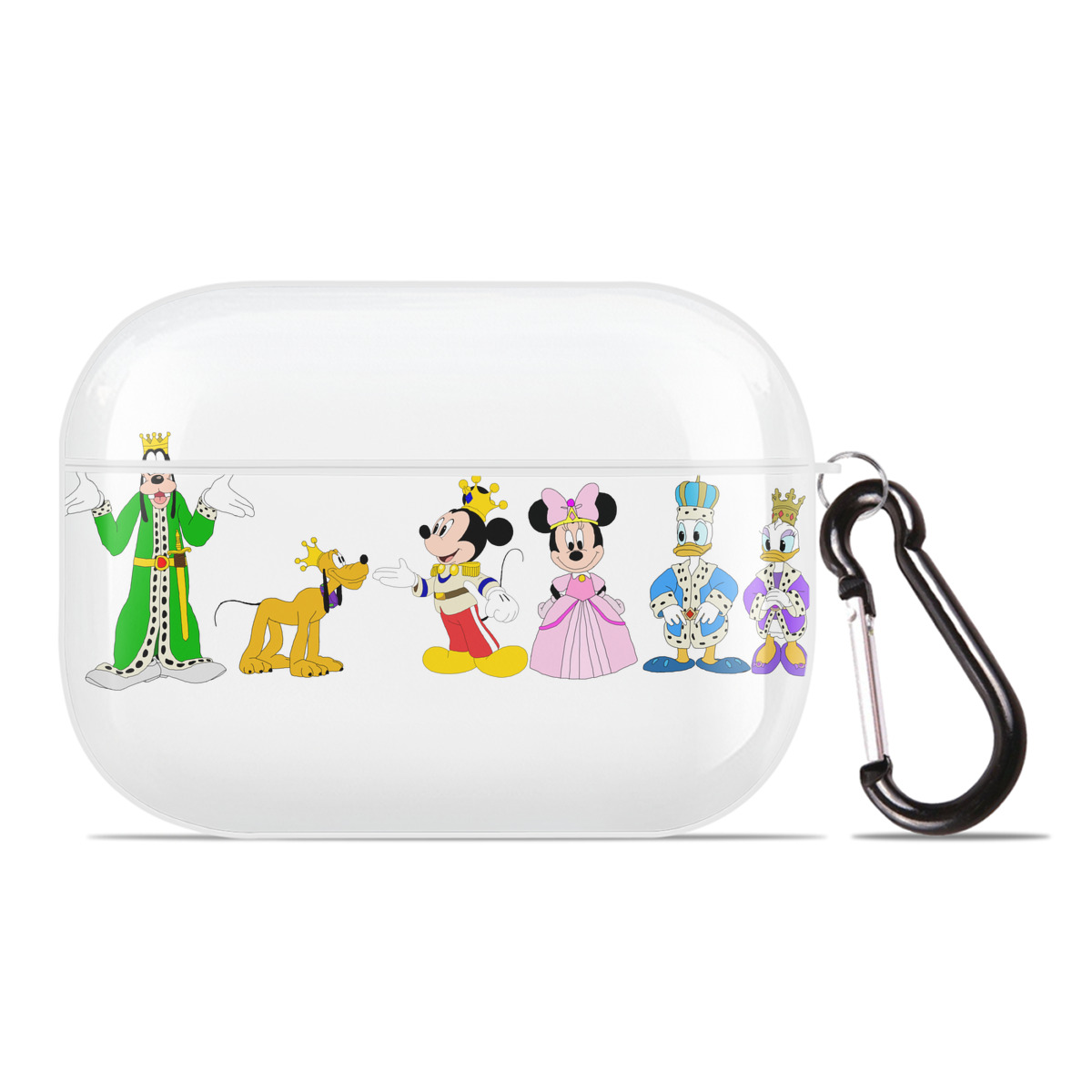 （画像用） ミッキーマウス Mickey Mouse 【AirPods Pro用】ハードシェル保護ケース 耐衝撃・防指紋・カラビナ付き商品仕様