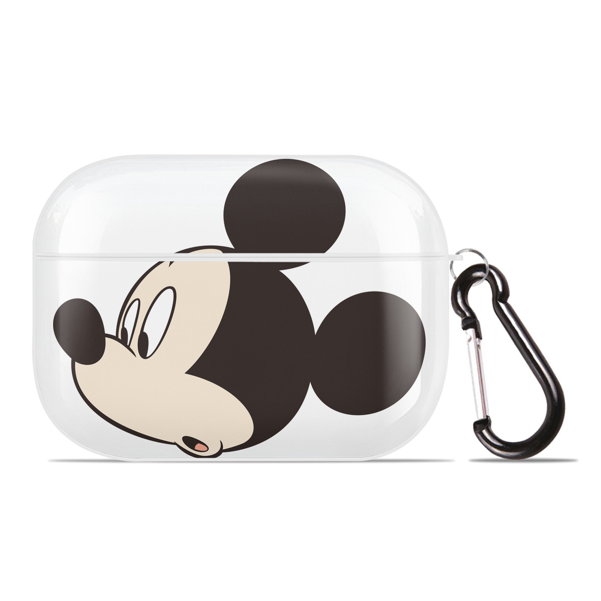 （画像用） ミッキーマウス Mickey Mouse 【AirPods Pro用】ハードシェル保護ケース 耐衝撃・防指紋・カラビナ付き商品仕様