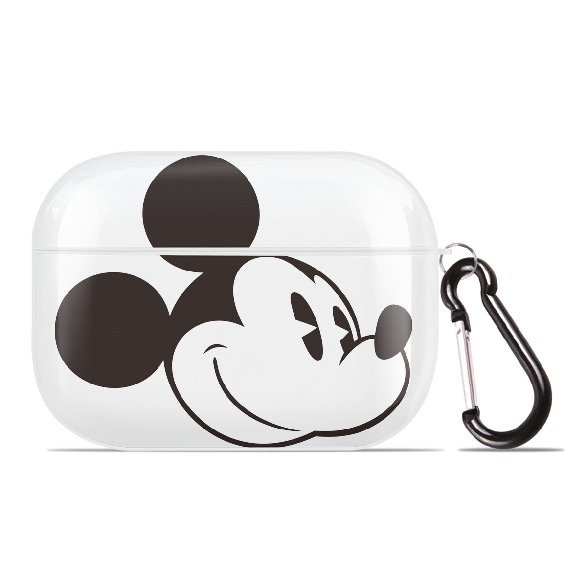 （画像用） ミッキーマウス Mickey Mouse 【AirPods Pro用】ハードシェル保護ケース 耐衝撃・防指紋・カラビナ付き商品仕様