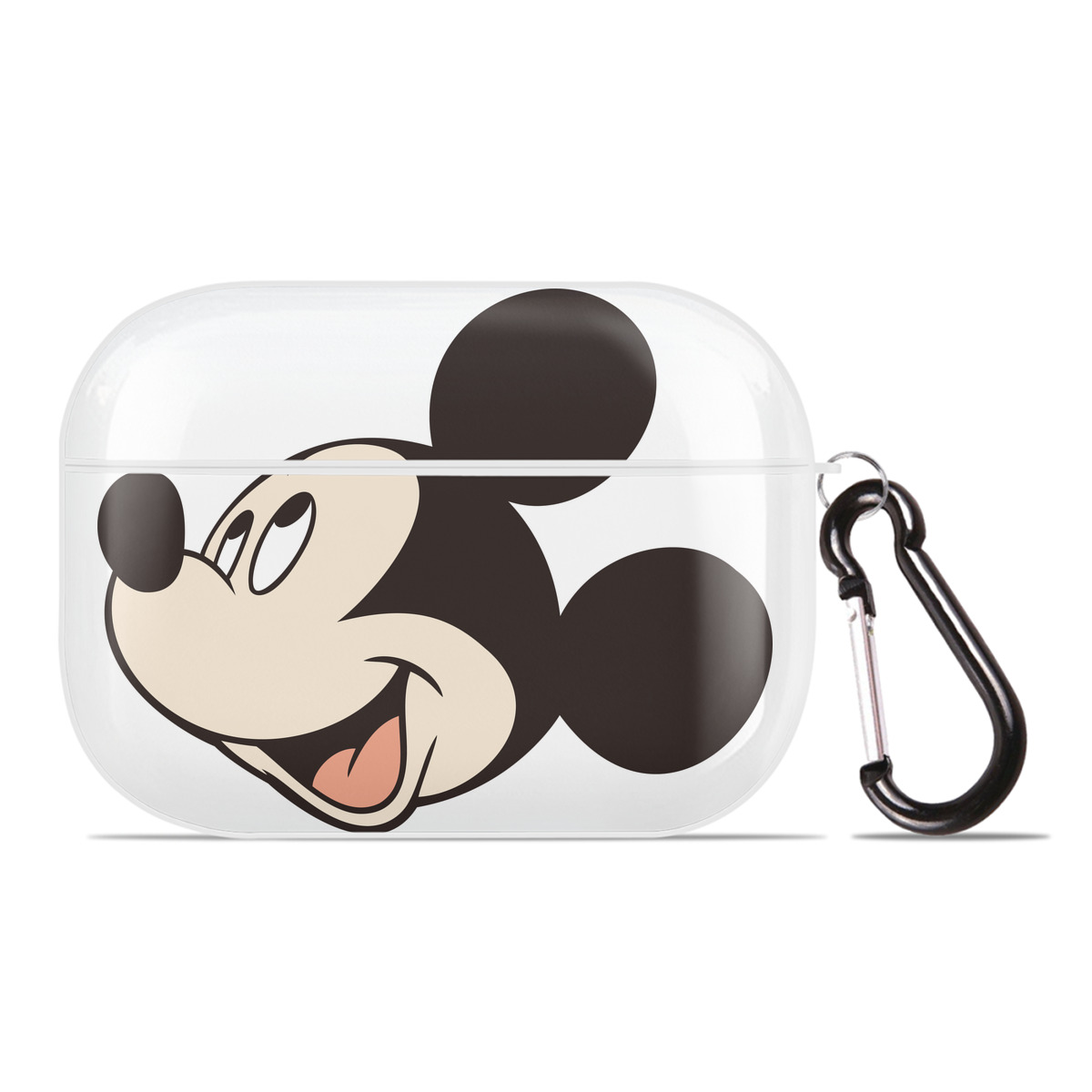 （画像用） ミッキーマウス Mickey Mouse 【AirPods Pro用】ハードシェル保護ケース 耐衝撃・防指紋・カラビナ付き商品仕様