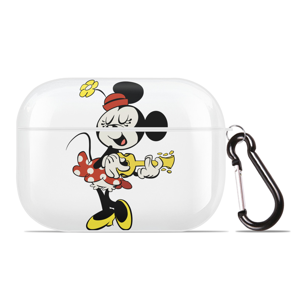 （画像用） ミッキーマウス Mickey Mouse 【AirPods Pro用】ハードシェル保護ケース 耐衝撃・防指紋・カラビナ付き商品仕様